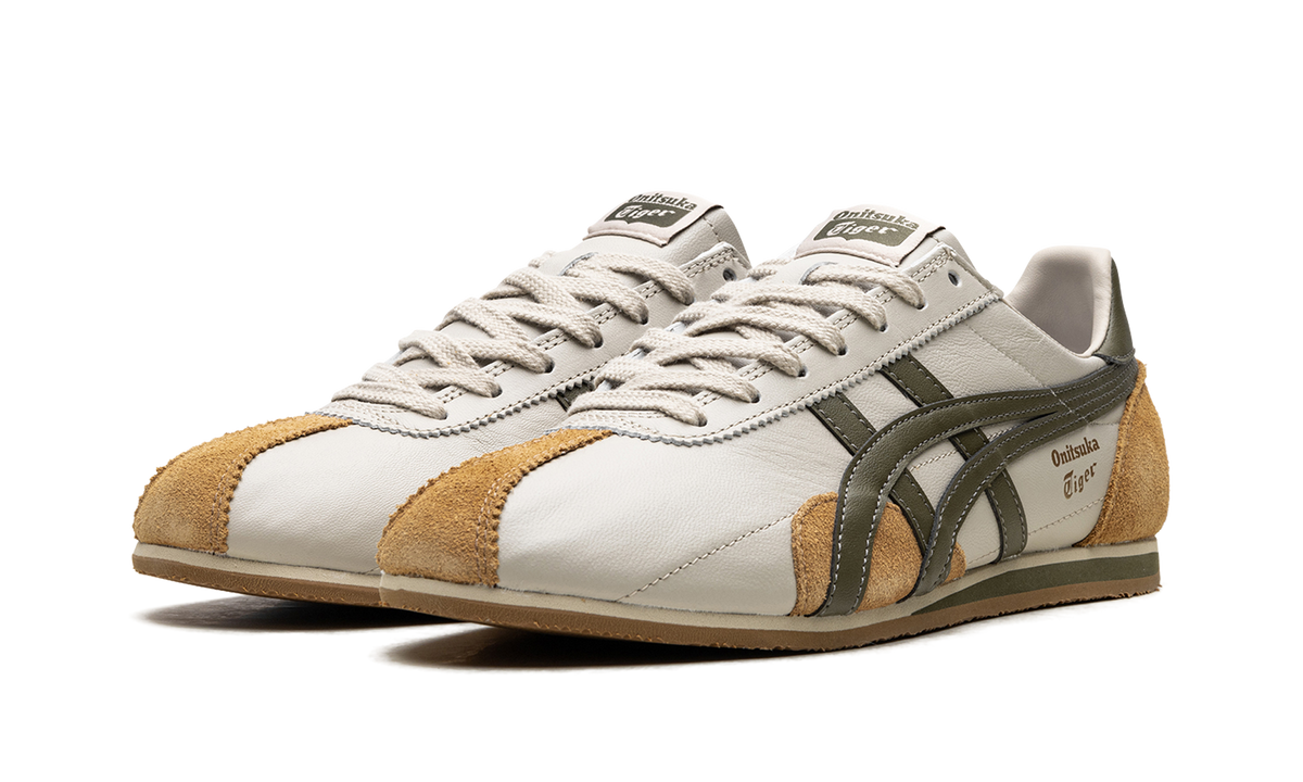 Onitsuka Tiger Runspark Beige Olive Green Mustard Yellow