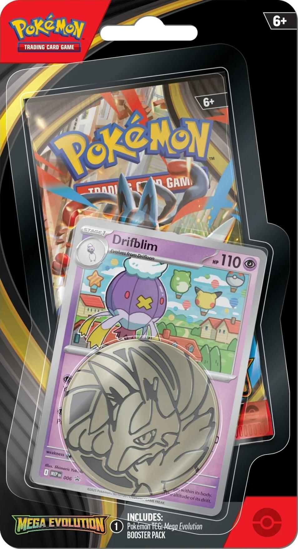 Pokémon TCG Mega Evolution: Drifblim 1-Pack Blister