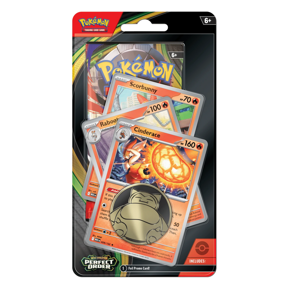 Pokémon TCG Perfect Order: Cinderace Premium Checklane Blister