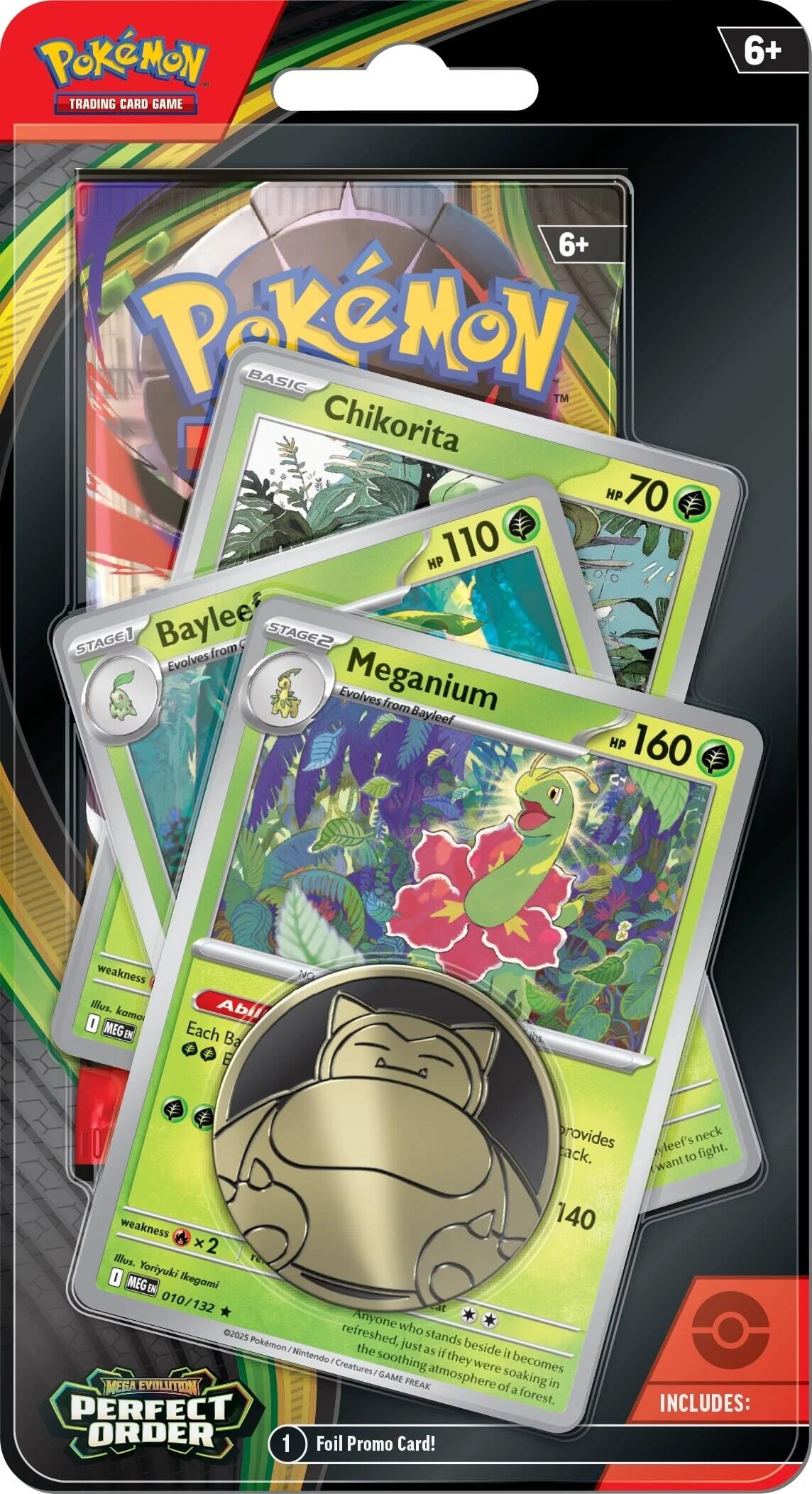 Pokémon TCG Perfect Order: Meganium Premium Checklane Blister