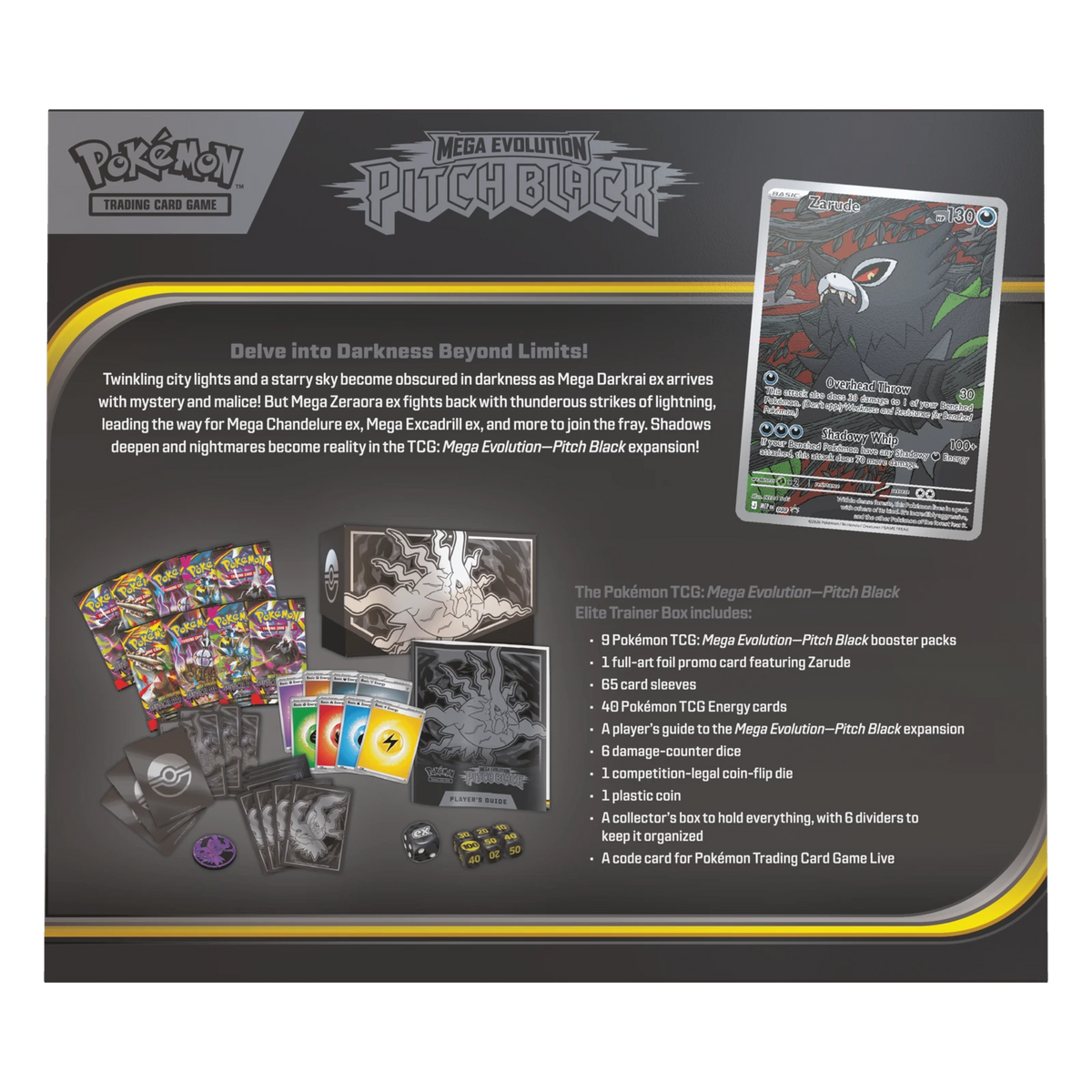 Pokémon TCG Pitch Black Elite Trainer Box