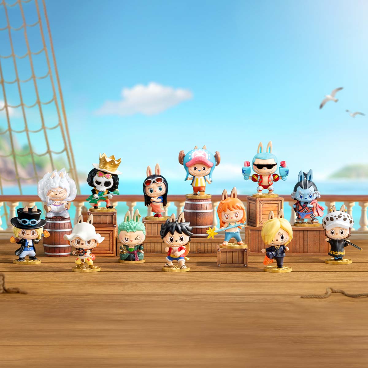 Pop Mart Labubu The Monsters x One Piece Series Figures