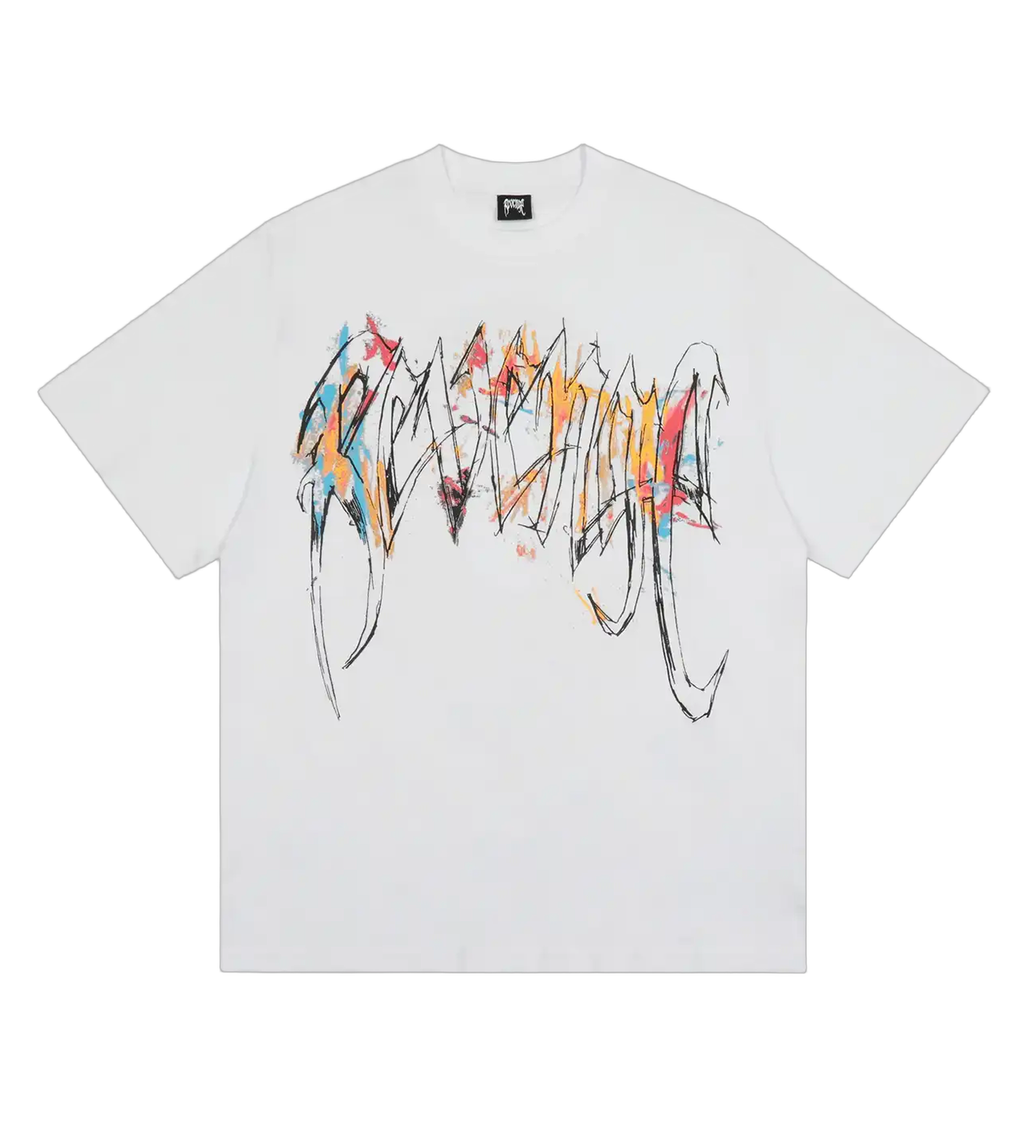 Revenge X Lil Durk Painting Tee White