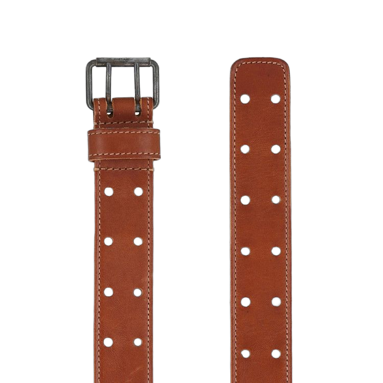 Saint Laurent Leather Belt Brown