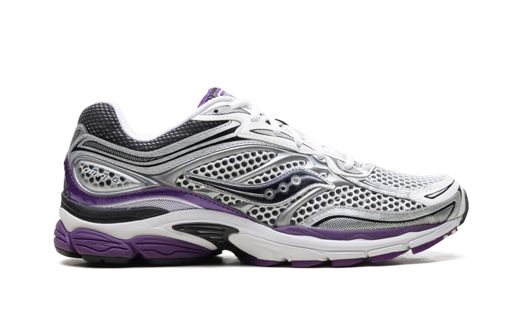 Saucony ProGrid Omni 9 White Black Silver Purple