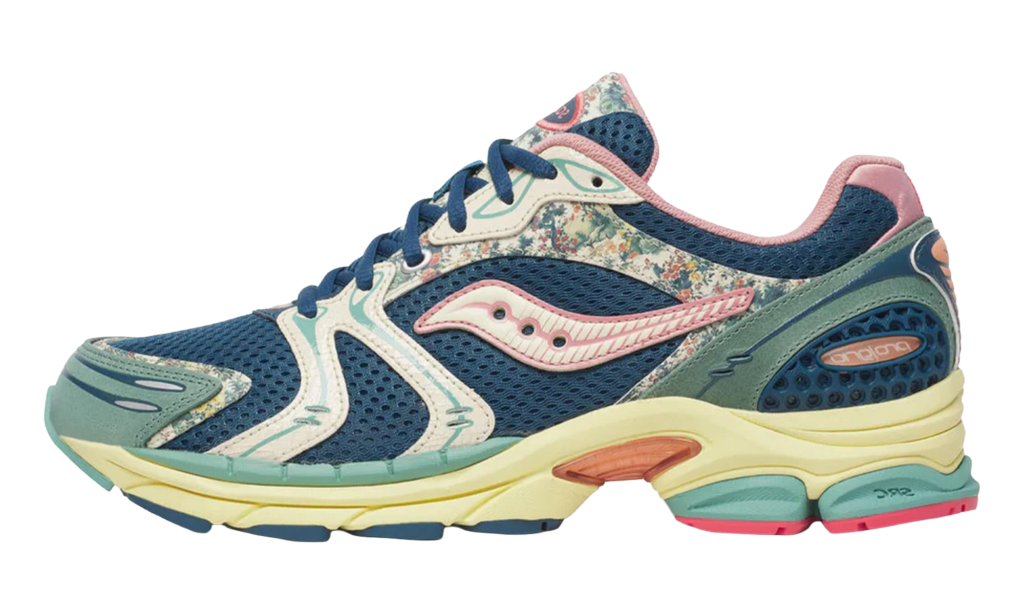 Saucony ProGrid Triumph 4 Floral Blue Beige