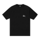 Stussy Basic Pigment Dyed Logo T-Shirt Black