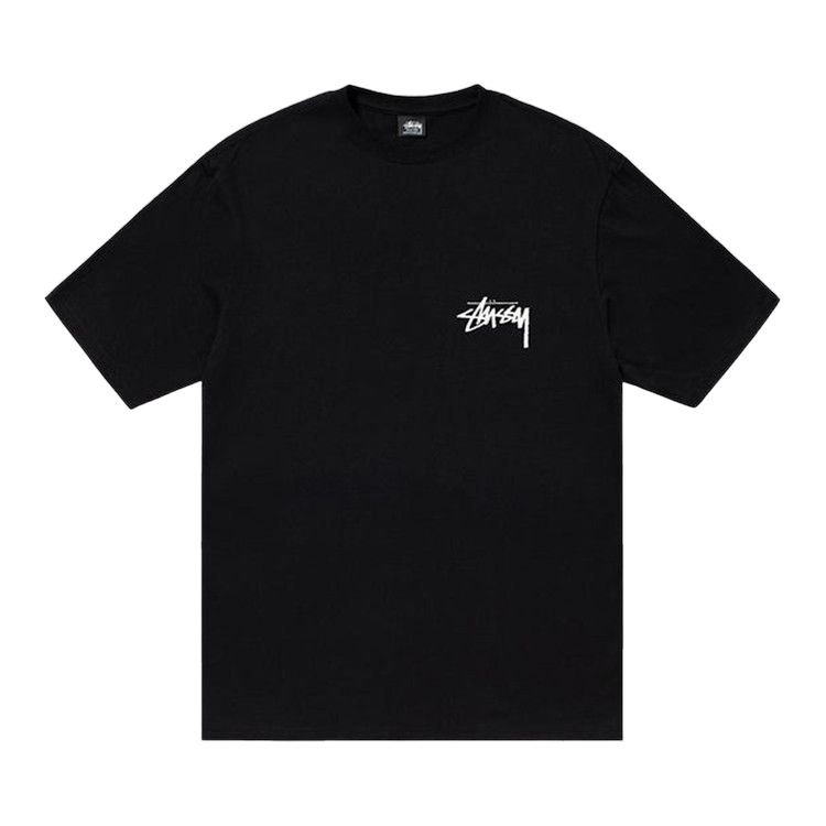 Stussy Burning Stock T-Shirt Black