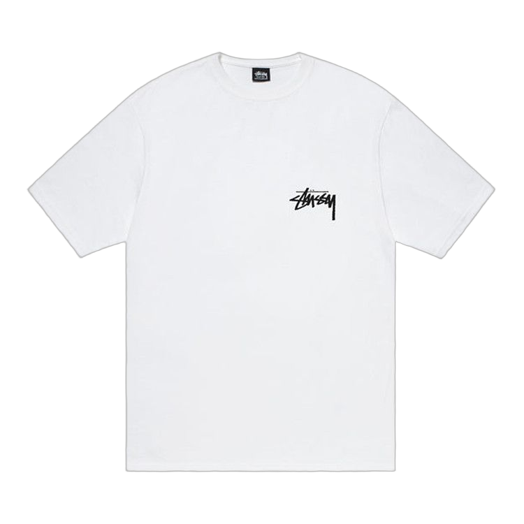 Stussy Burning Stock T-Shirt White