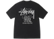 Stussy Classic Gear Pigment Dyed T-Shirt Black