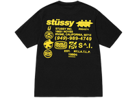 Stussy DNA Pigment Dyed T-Shirt Black