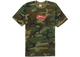 Supreme Arabic Box Logo Tee Woodland Camo