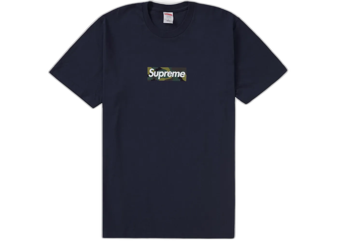 Supreme Box Logo Tee (FW23) Navy, Navy (supreme-box-logo-tee-fw23-navy)