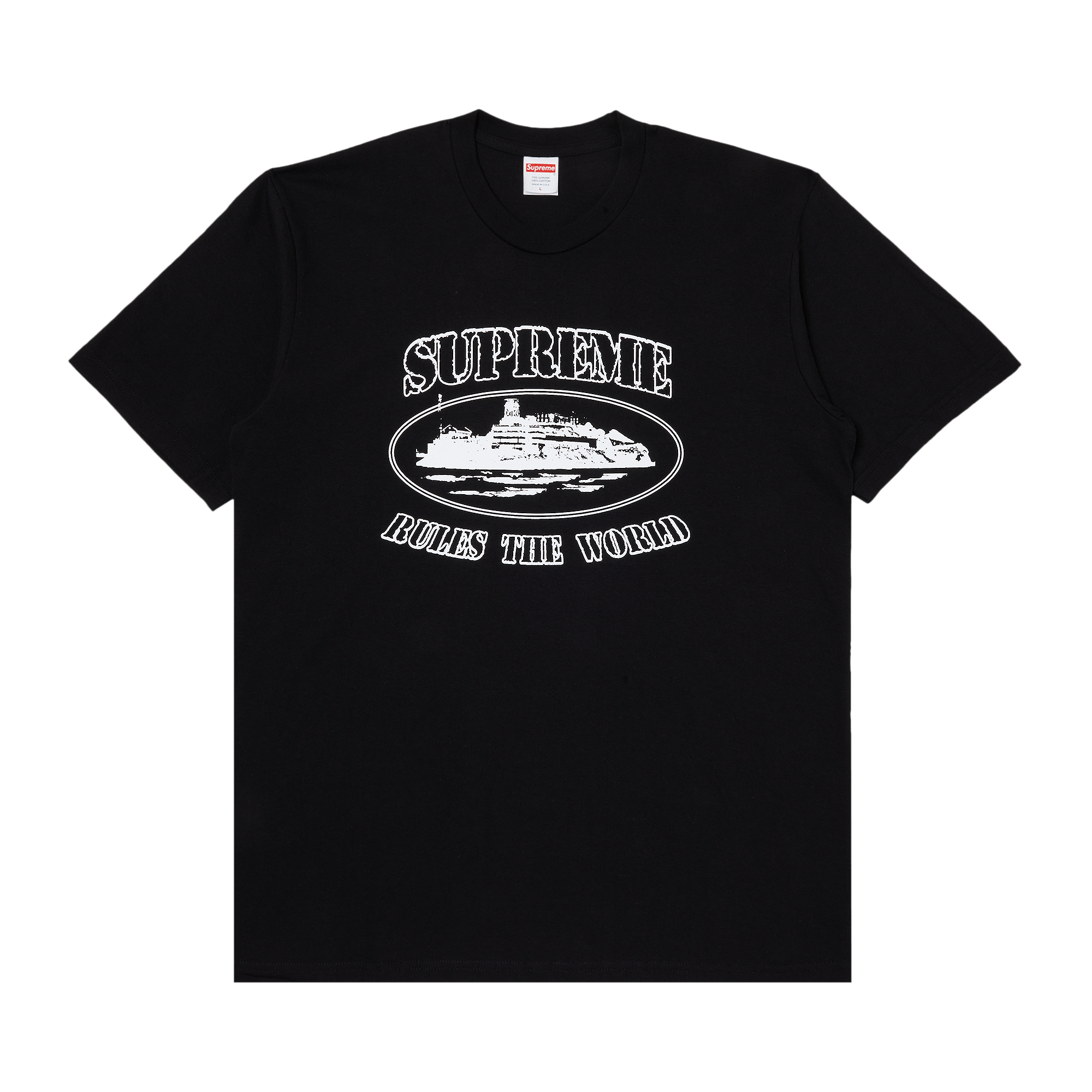 Supreme Corteiz Rules The World Tee Black