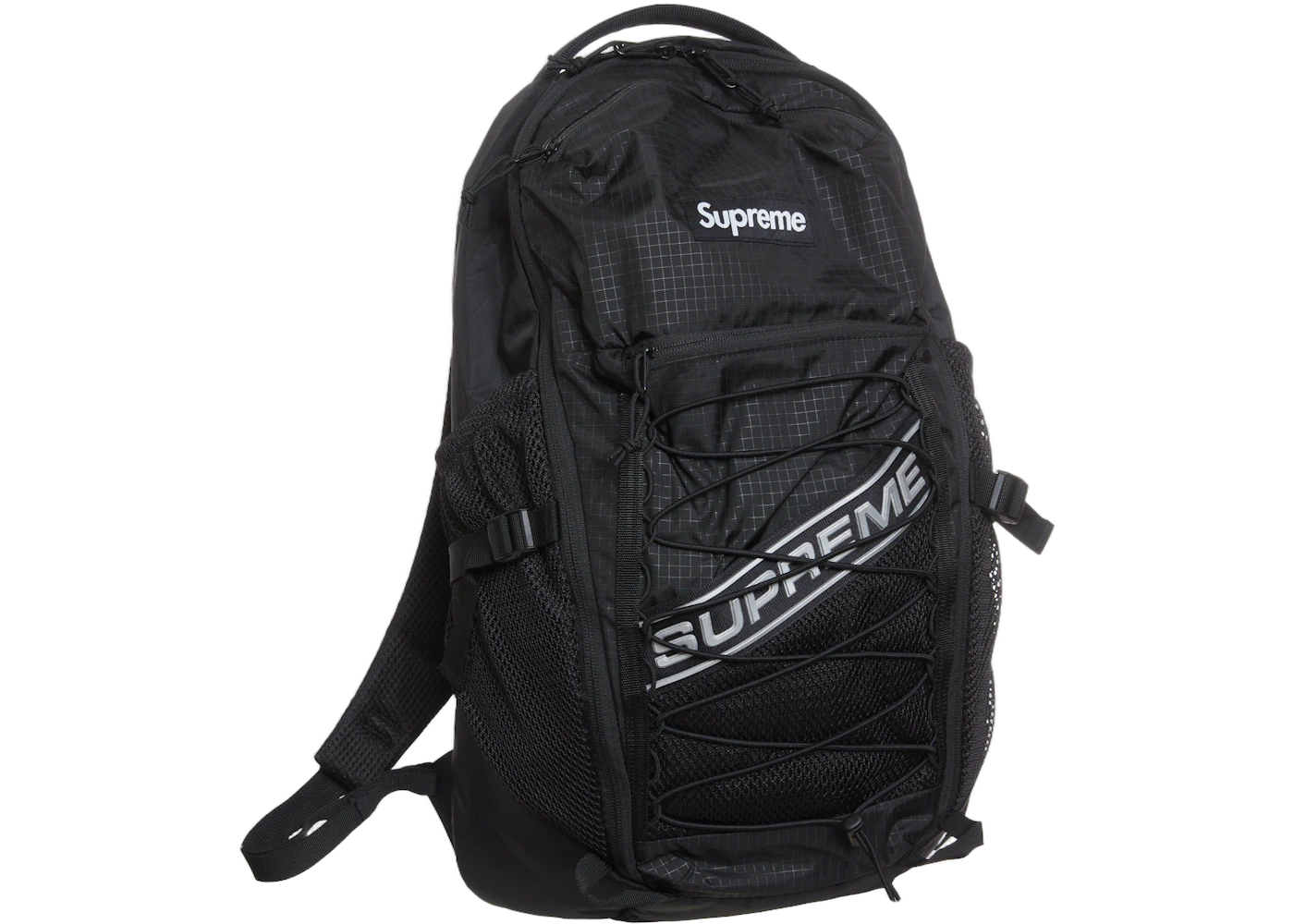 Supreme Logo Backpack Black