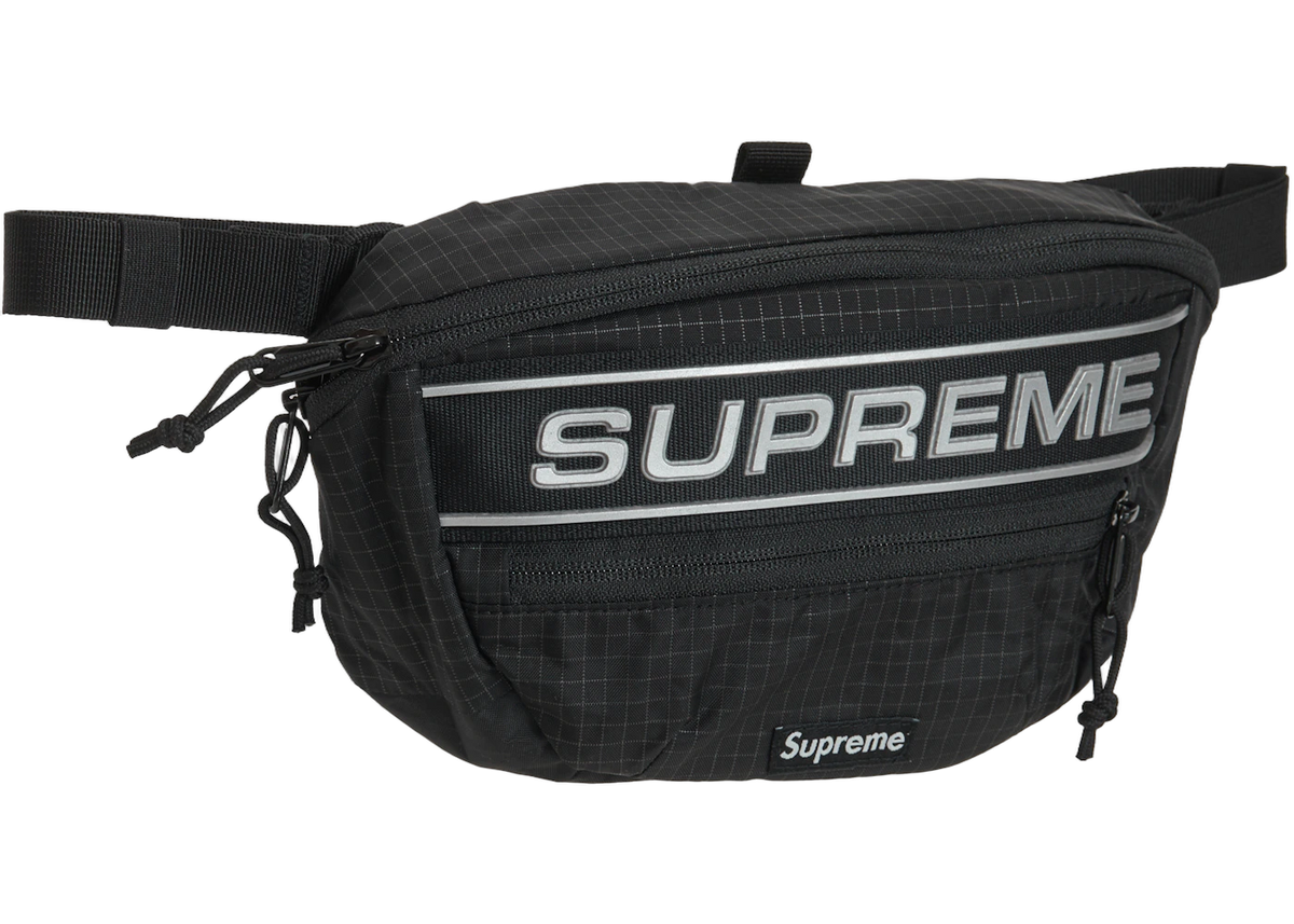 Supreme Logo Waist Bag Black