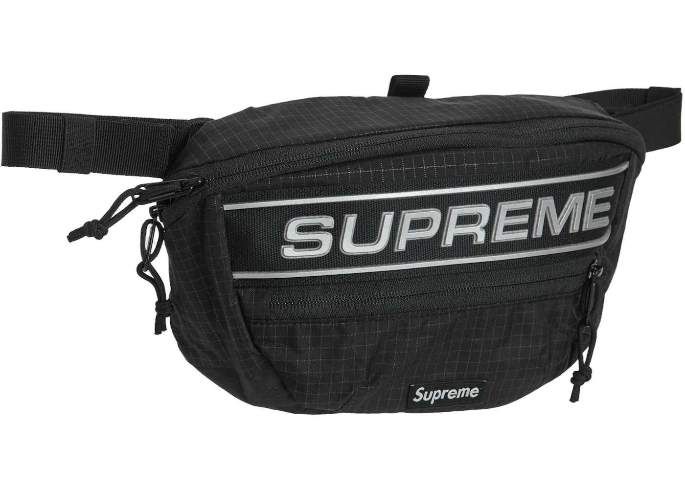 Supreme Logo Waist Bag Black