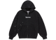 Supreme MM6 Maison Margiela Box Logo Zip Up Hooded Sweatshirt Black