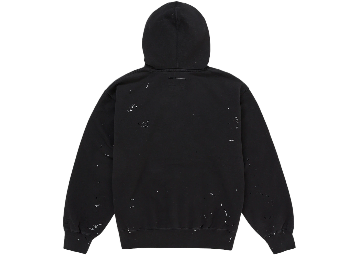 Supreme MM6 Maison Margiela Box Logo Zip Up Hooded Sweatshirt Black