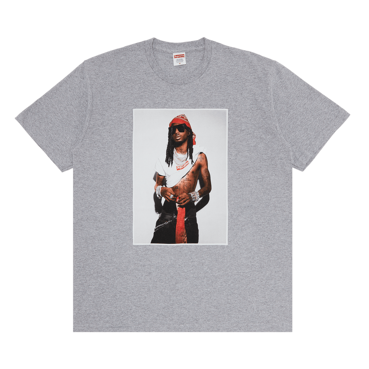 Supreme Playboi Carti T-Shirt Heather Grey