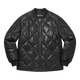 Supreme Quilted Leather Work Jacket Black