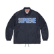 Supreme Spellout Coaches Jacket Navy