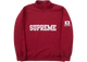 Supreme Tokyo Shop Flag Half Zip Pullover Dark Red