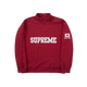Supreme Tokyo Shop Flag Half Zip Pullover Red