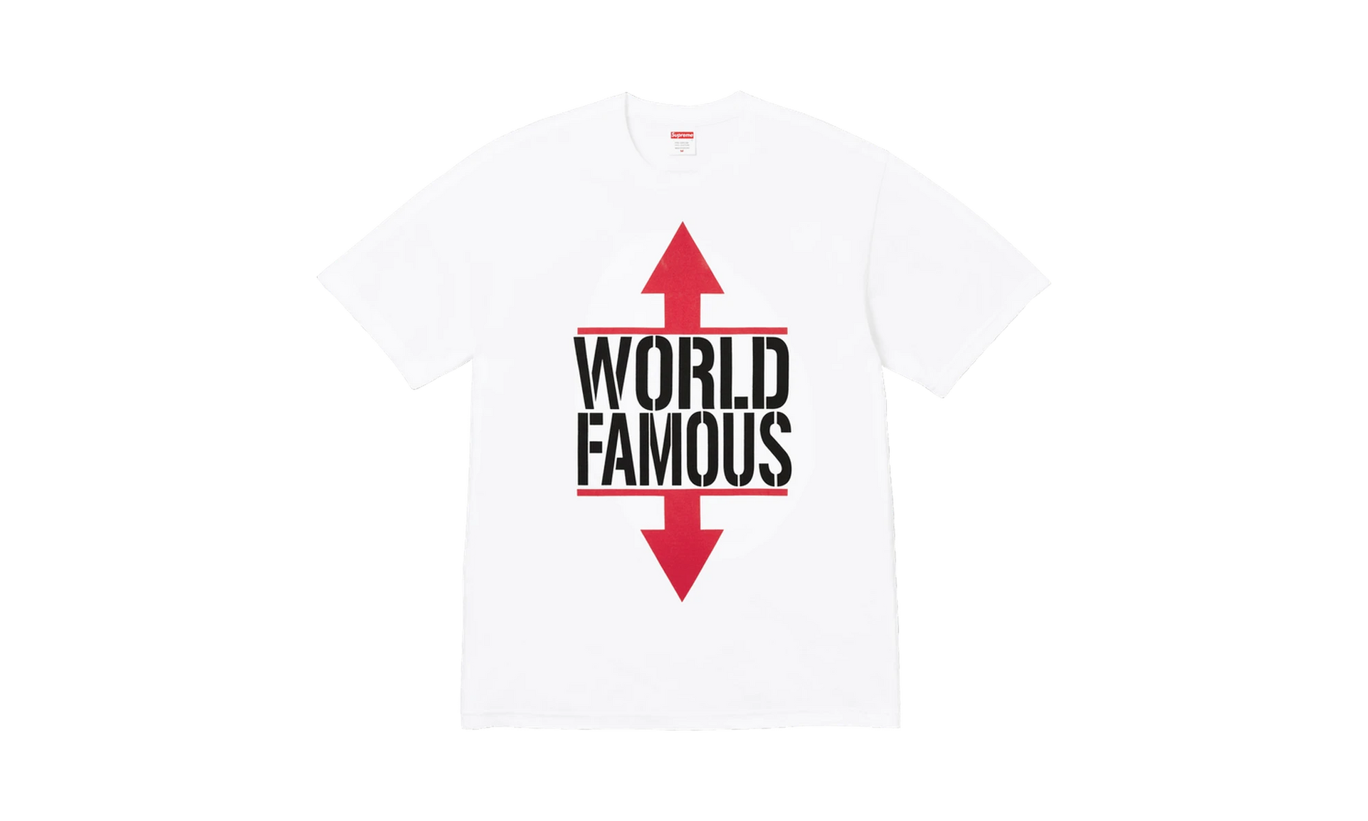Supreme World Famous T-Shirt White (SS26T31-WHITE) - Sneak