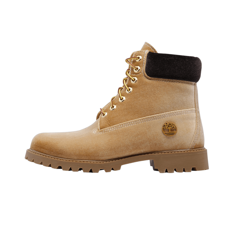 Timberland 6" Boot Off White Wheat Velvet, Camel (TB0A1Q8L)