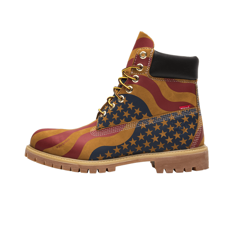 Timberland 6" Boot Supreme Stars & Stripes Wheat