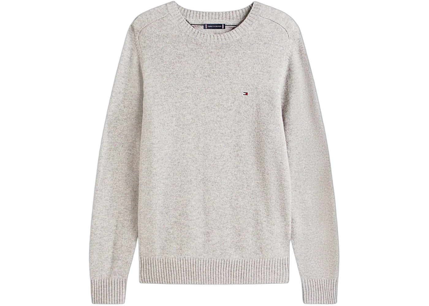 Tommy Hilfiger Lambswool Crewneck Sweater Gray