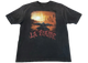 Travis Scott Cactus Jack Coachella Exclusive La Flame Utopia T-Shirt Black