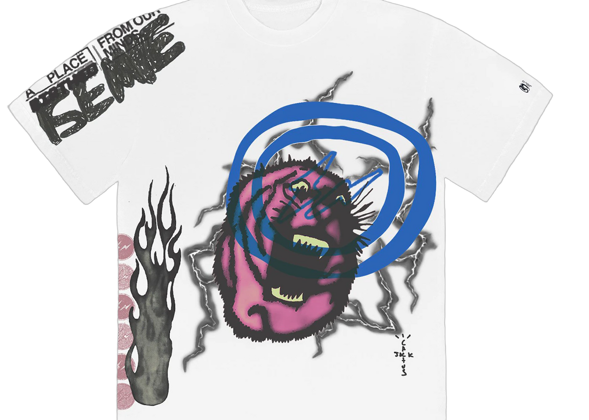 Travis Scott Cactus Jack For Fragment Sunrise T-Shirt White