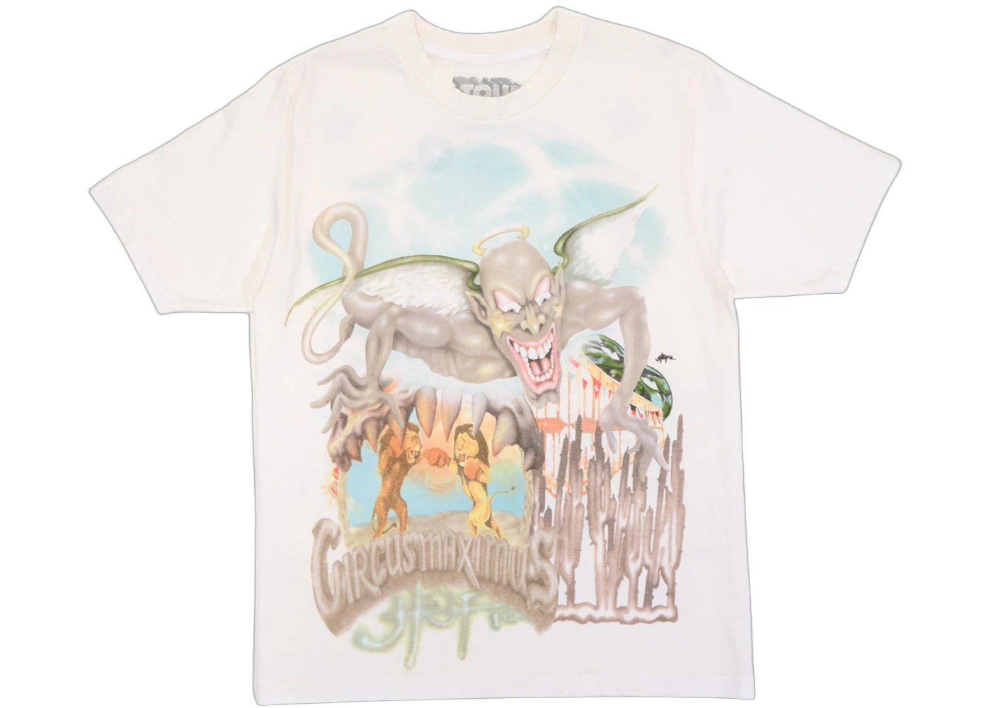 Travis Scott Utopia Circus Maximus 2023 Tour III Tee White