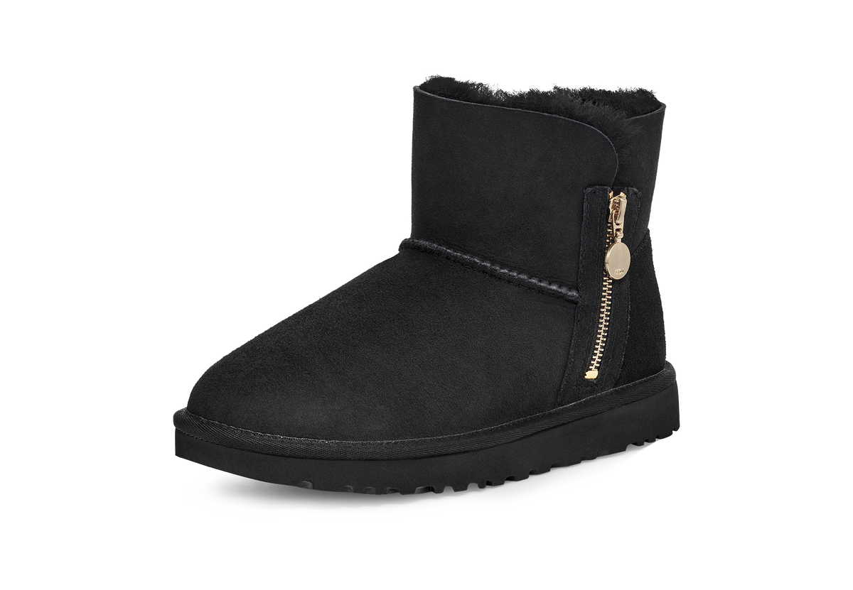 UGG Bailey Zip Mini Boot Black