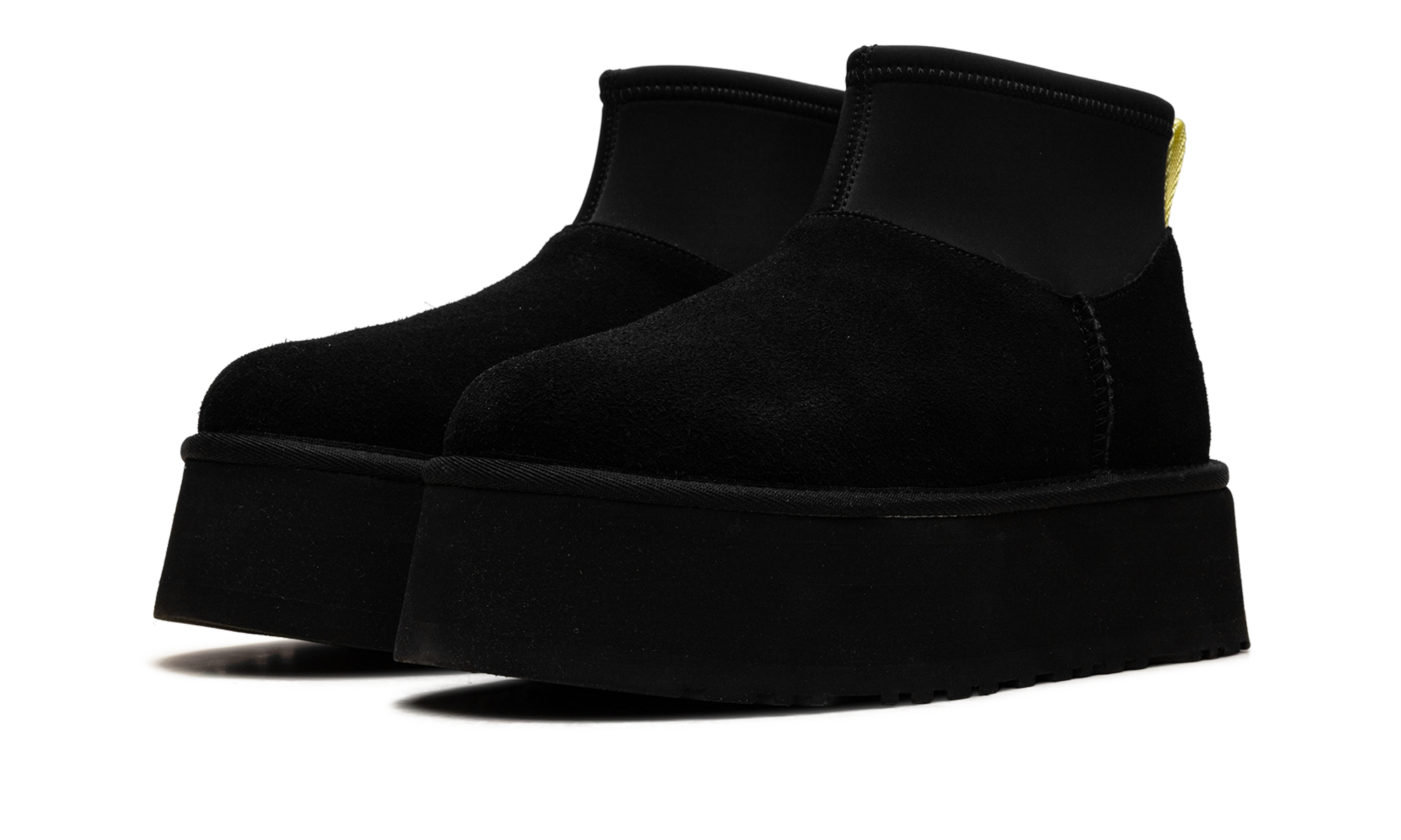 UGG Classic Mini Dipper Boot Black Yellow
