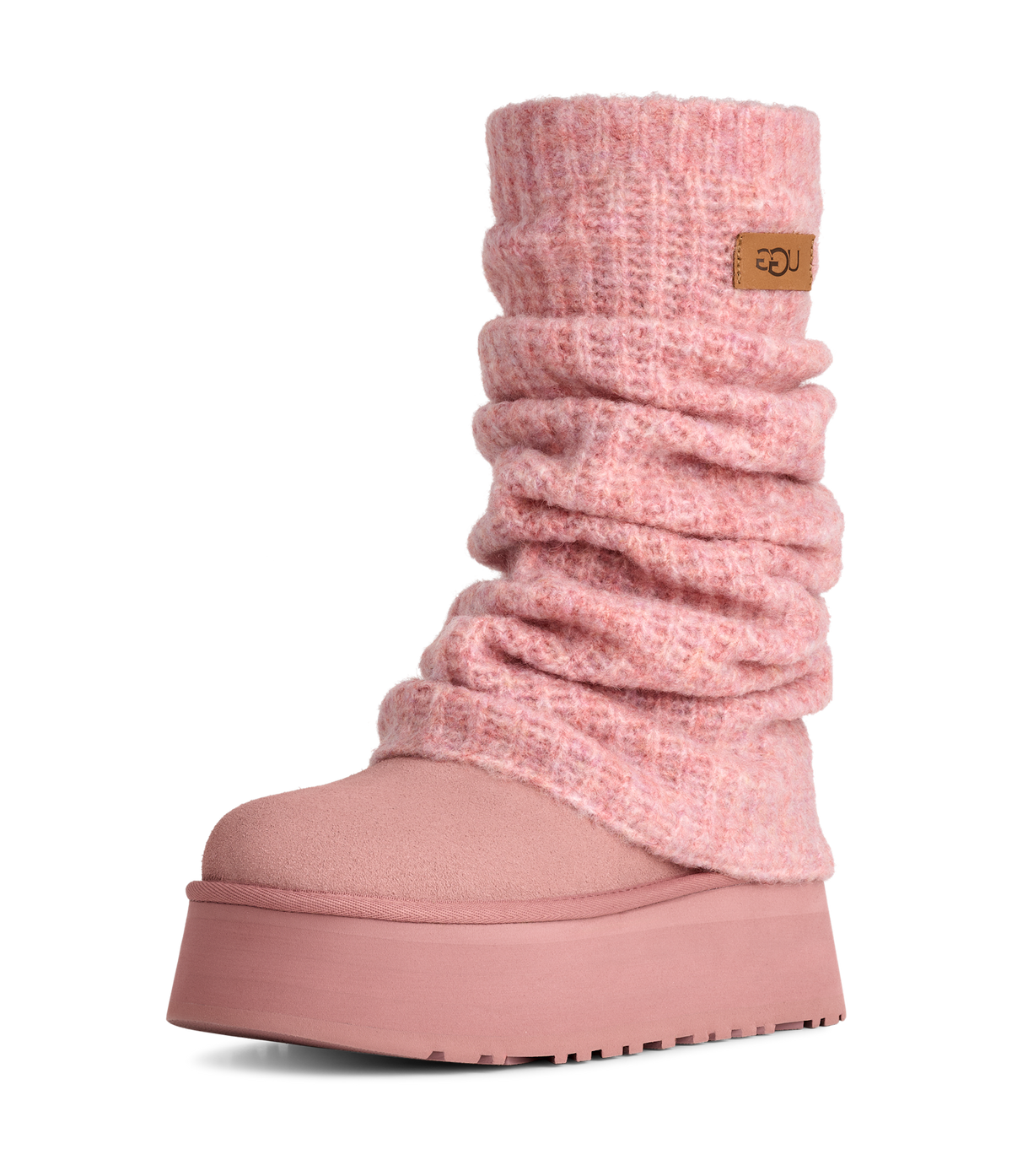 UGG Classic Mini Dipper Legwarmer Boot Pink Dawn