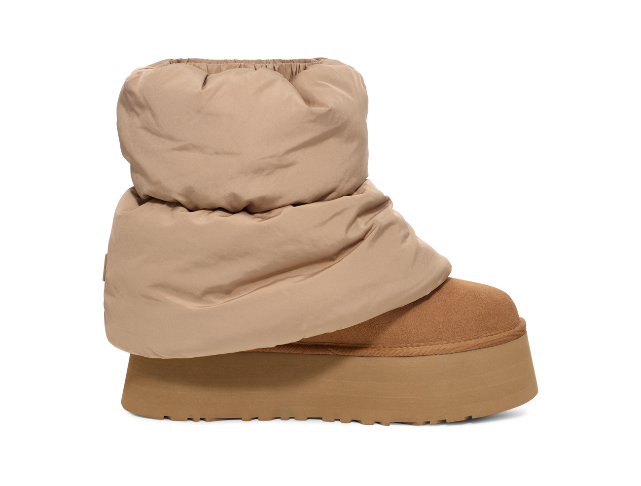 UGG Classic Mini Dipper Puffer Boot Amphora Chestnut, Amphora/Chestnut (1158275-AHS)