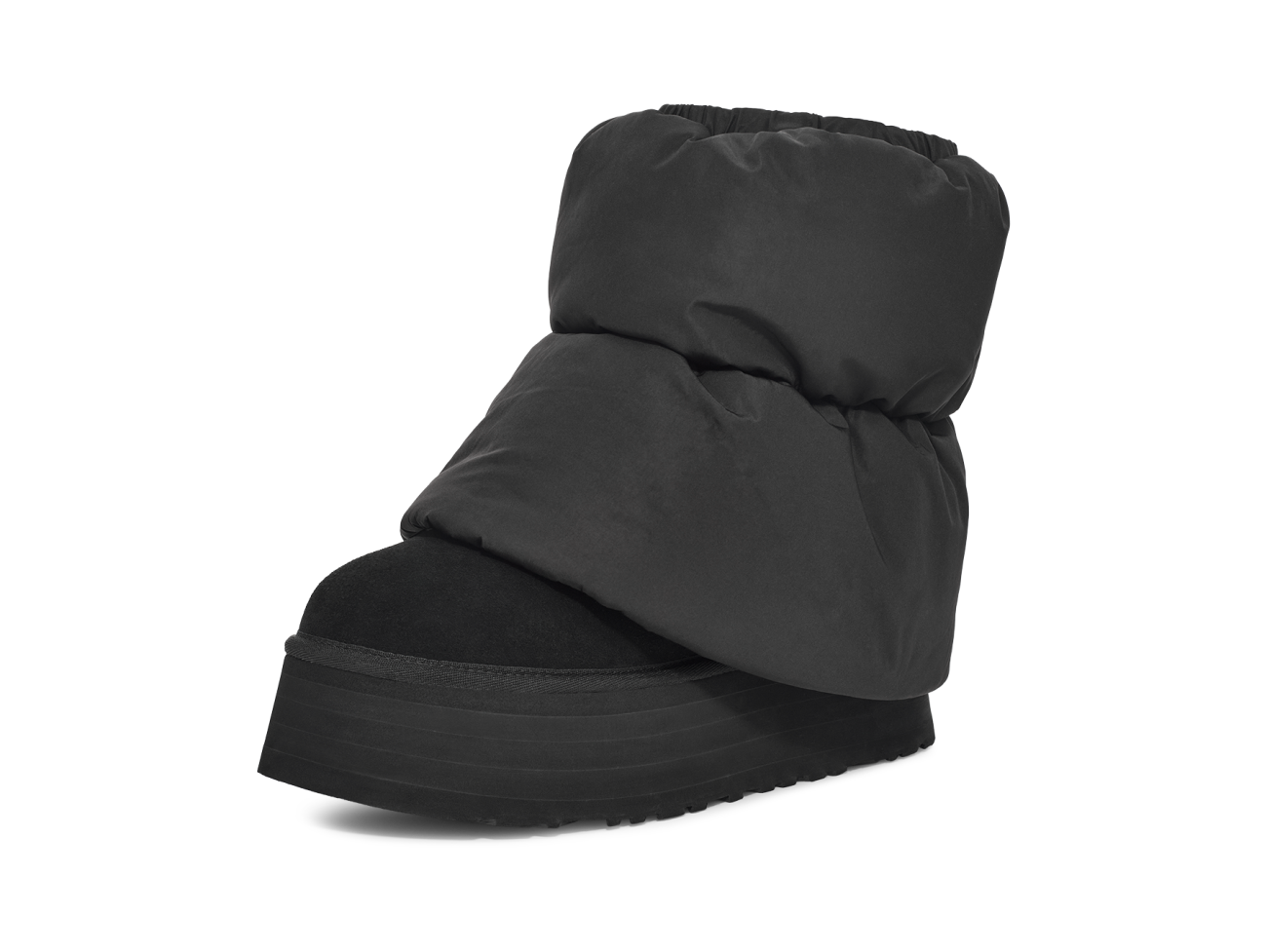 UGG Classic Mini Dipper Puffer Boot Black, Black/Black (1158275-BBLC)