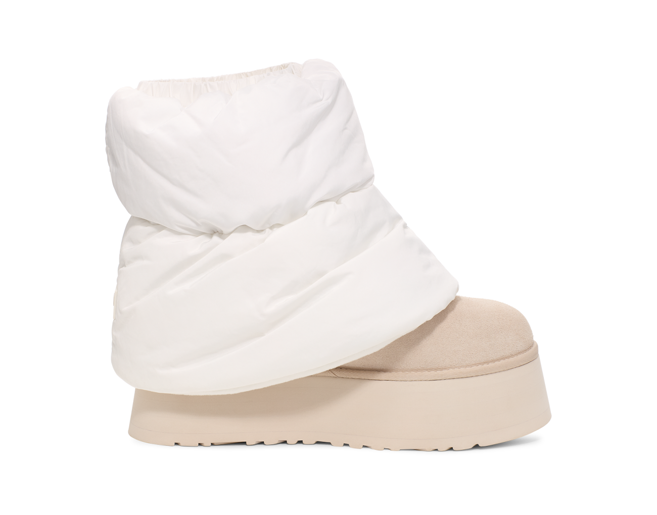 UGG Classic Mini Dipper Puffer Boot White Ceramic, White/Ceramic (1158275-WCRM)