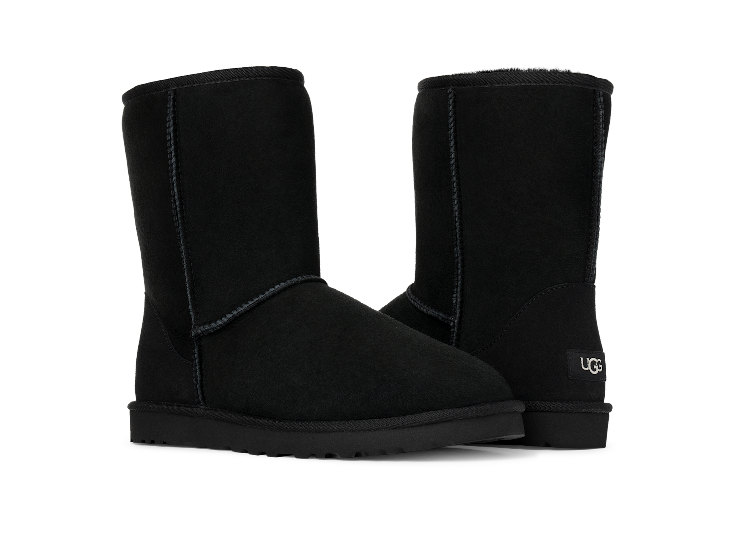 UGG Classic Short Boot Black, Black (5800-BLK)