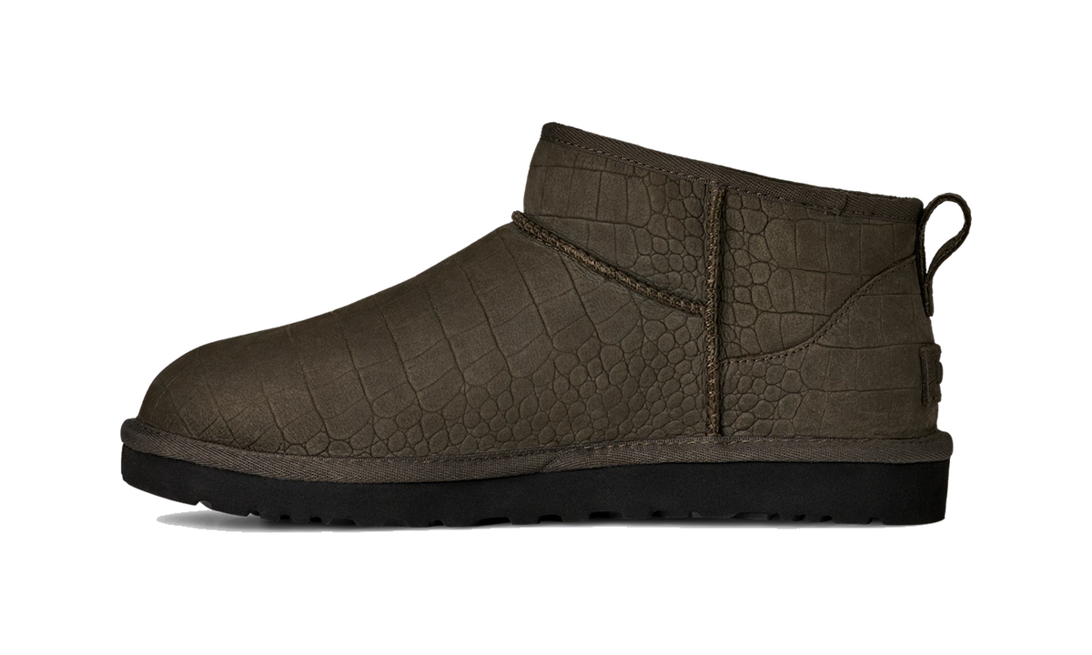 UGG Classic Ultra Mini Embossed Boot Dense Smoke