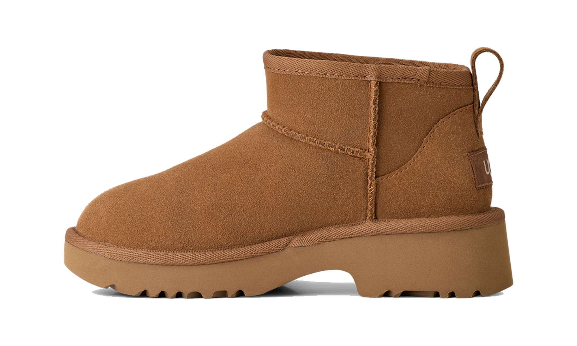 UGG Classic Ultra Mini New Heights Boot Chestnut (Kids)