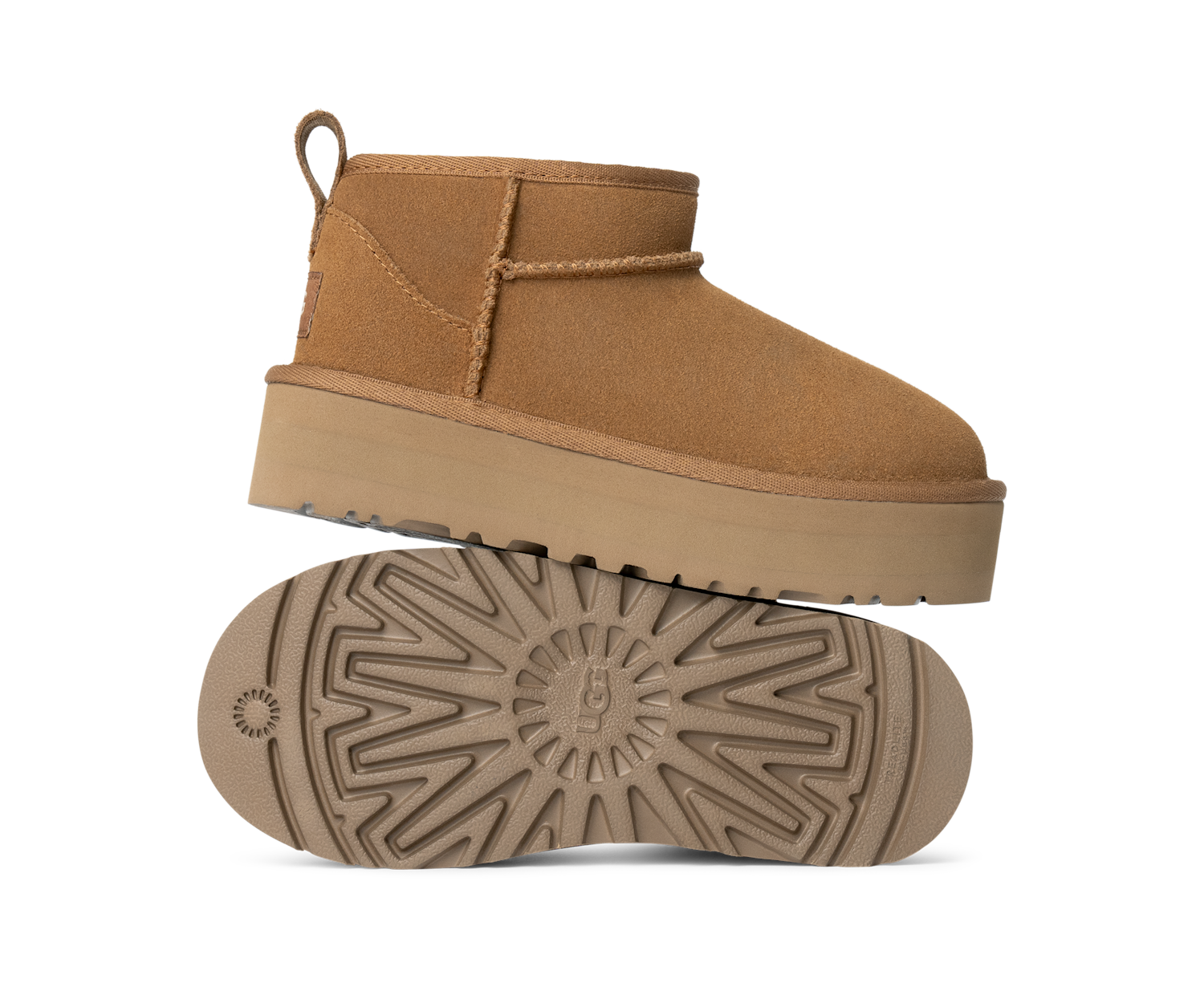 UGG Classic Ultra Mini Platform Boot Chestnut (Kids) - Sneak