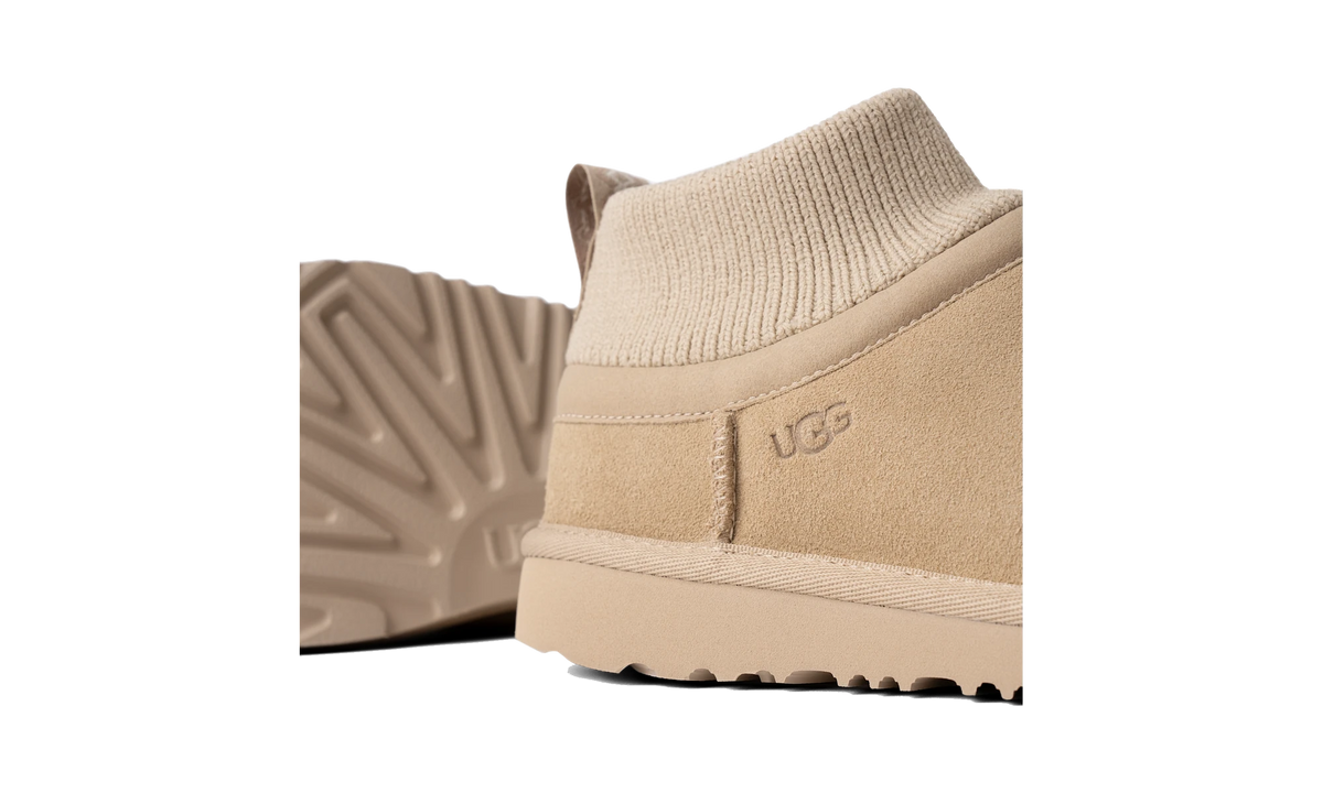 UGG Classic Ultra Stretch Cuff Slipper Mustard Seed (Kids)