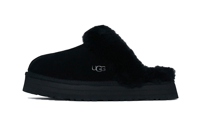 UGG Disquette Slipper Black, Black (1122550-BLK)