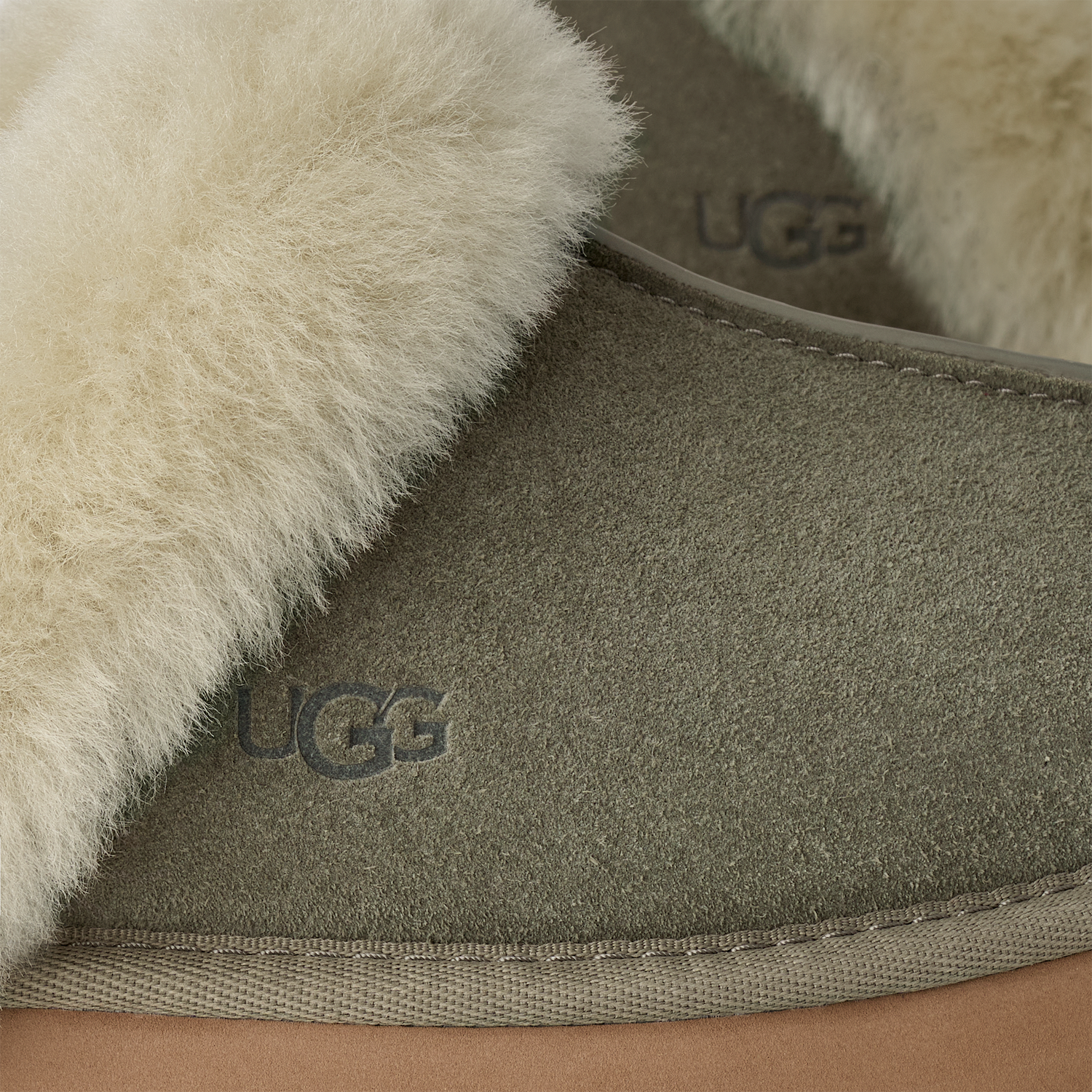 UGG Disquette Slipper Moss Green Muted Brass, Moss Green/Muted Brass (1122550-MRNM)