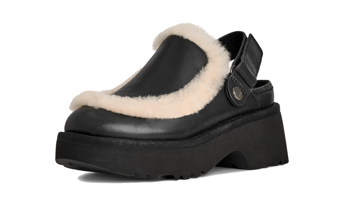 UGG Esmee Leather Clog Black