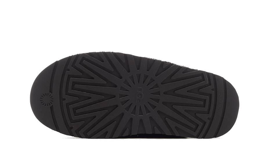 UGG Funkette Slipper Black, Black/Black/White (1113474-BLK)